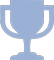 A simple, light blue silhouette of a trophy cup with handles on both sides, displayed on a light background. - TrenStar